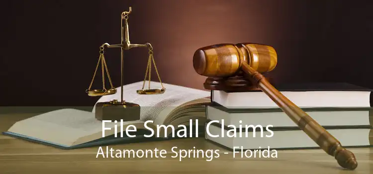 File Small Claims Altamonte Springs - Florida