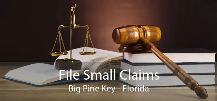 File Small Claims Big Pine Key - Florida