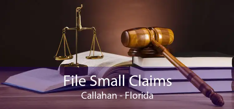 File Small Claims Callahan - Florida