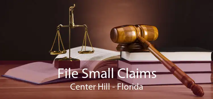 File Small Claims Center Hill - Florida