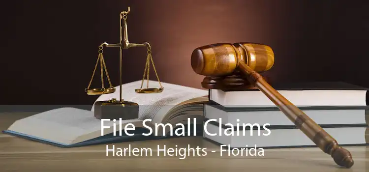 File Small Claims Harlem Heights - Florida