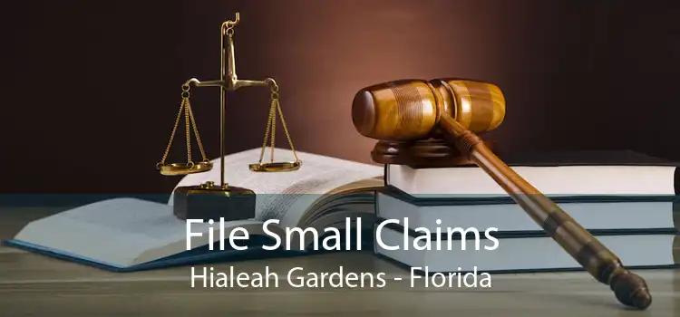 File Small Claims Hialeah Gardens - Florida