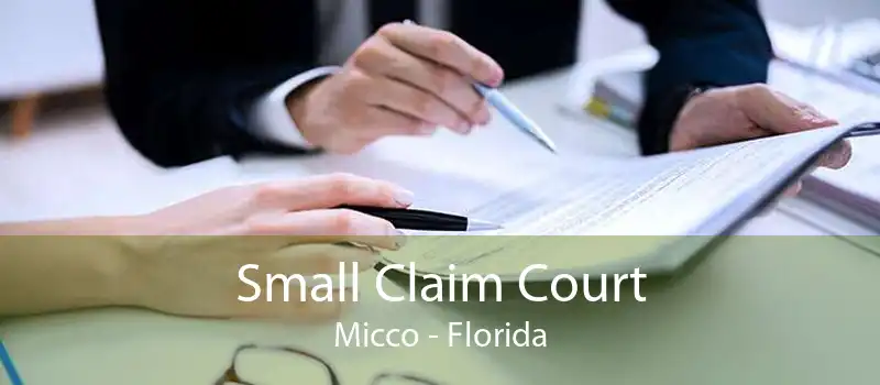 Small Claim Court Micco - Florida