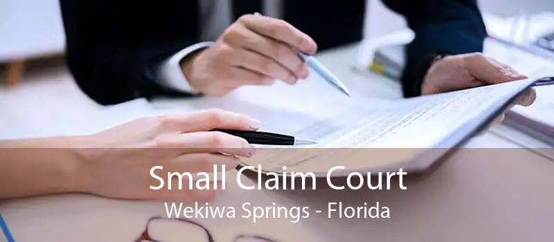 Small Claim Court Wekiwa Springs - Florida