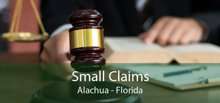 Small Claims Alachua - Florida