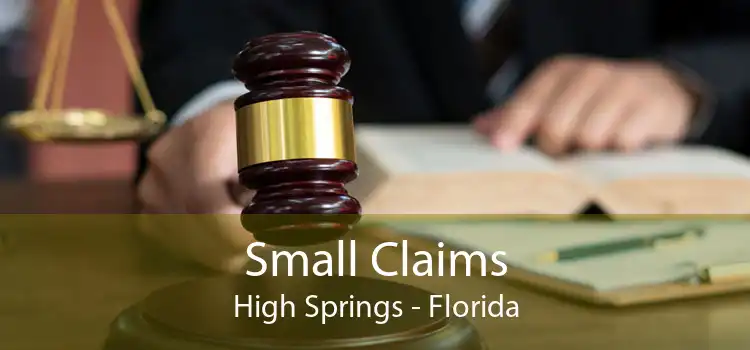 Small Claims High Springs - Florida